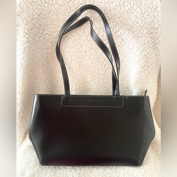 Lamarthe Black Italian Leather Bag